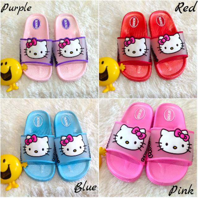 Detail Sandal Anak Hello Kitty Nomer 22