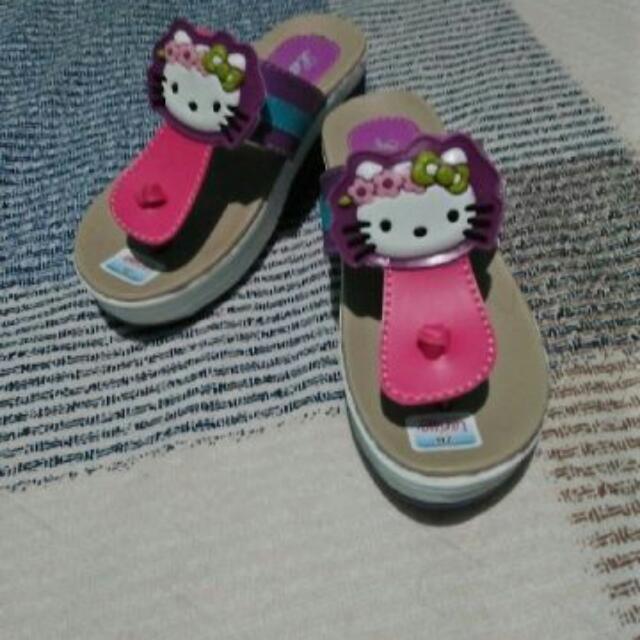 Detail Sandal Anak Hello Kitty Nomer 30