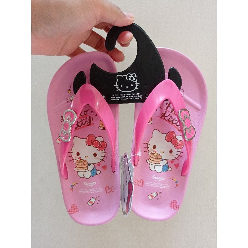 Detail Sandal Anak Hello Kitty Nomer 39