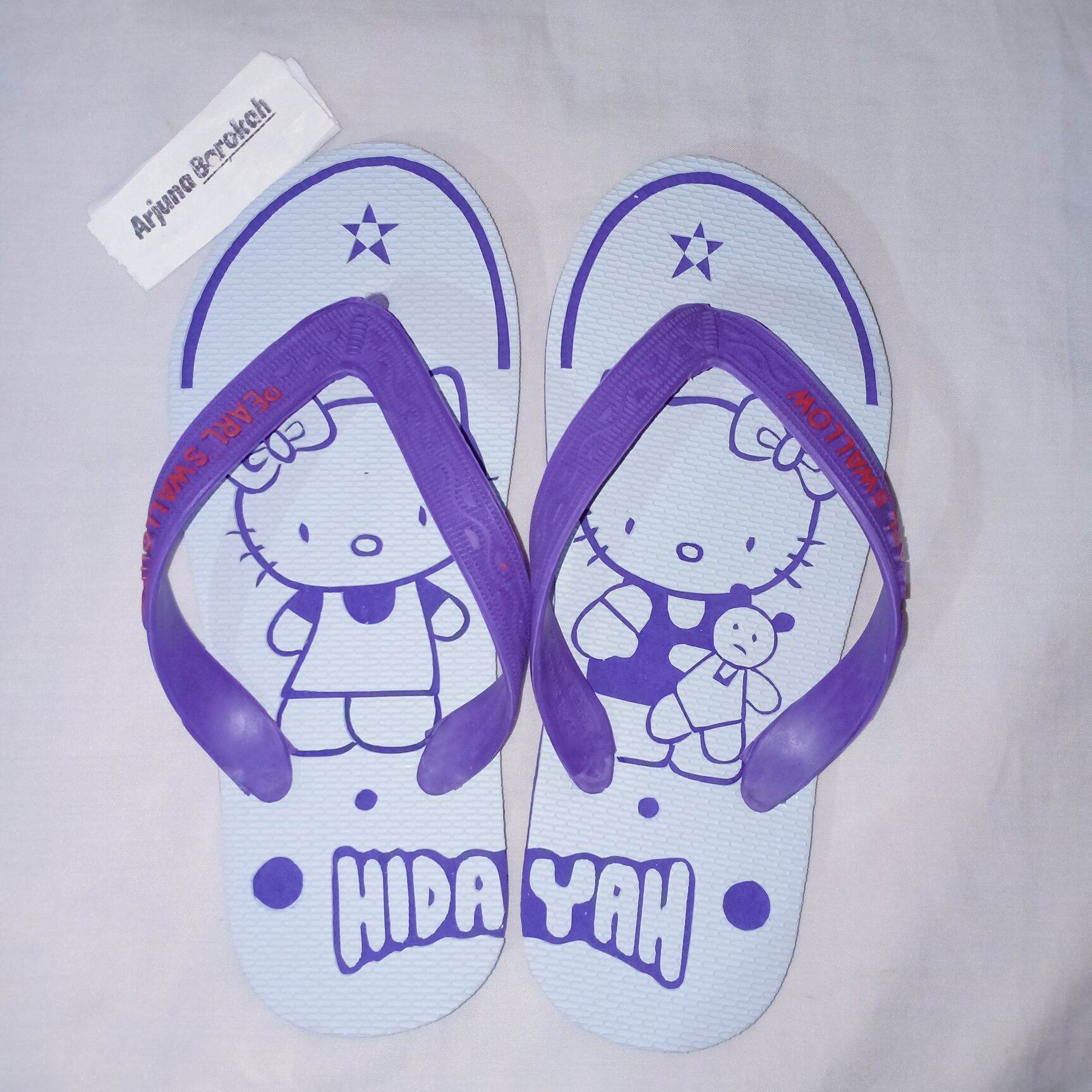 Detail Sandal Ukir Hello Kitty Nomer 32
