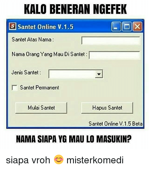 Detail Santet Online Meme Nomer 5