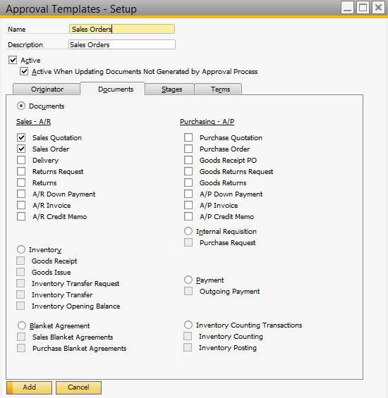 Detail Sap Business One Approval Template Query Nomer 5