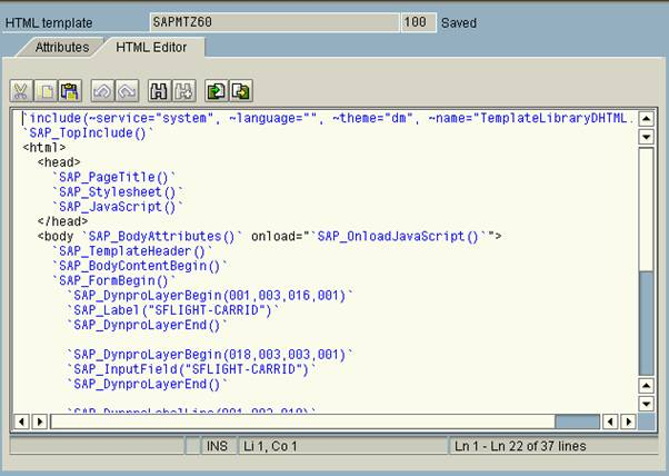 Sap Html Template - KibrisPDR