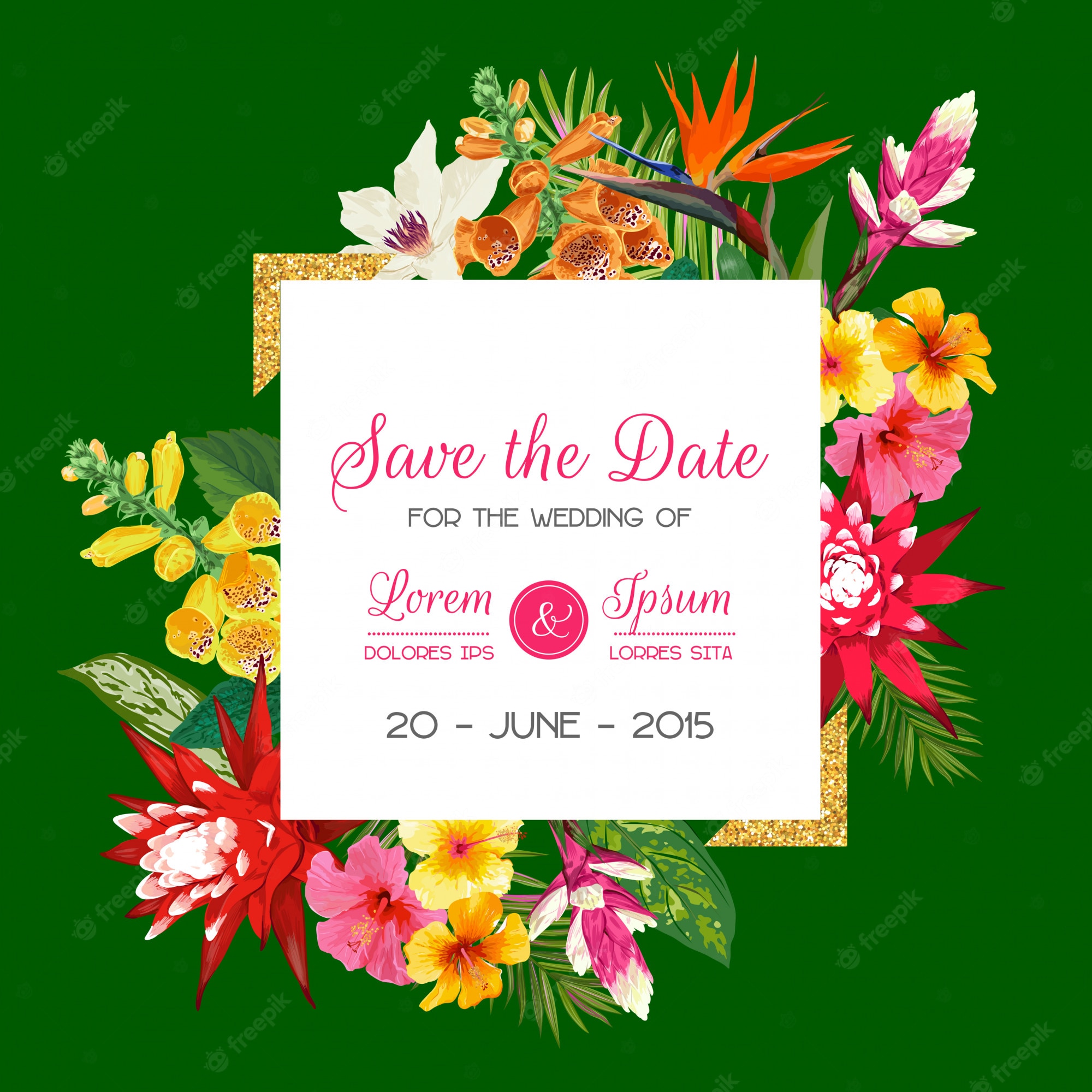 Detail Save The Date Template Freepik Nomer 17