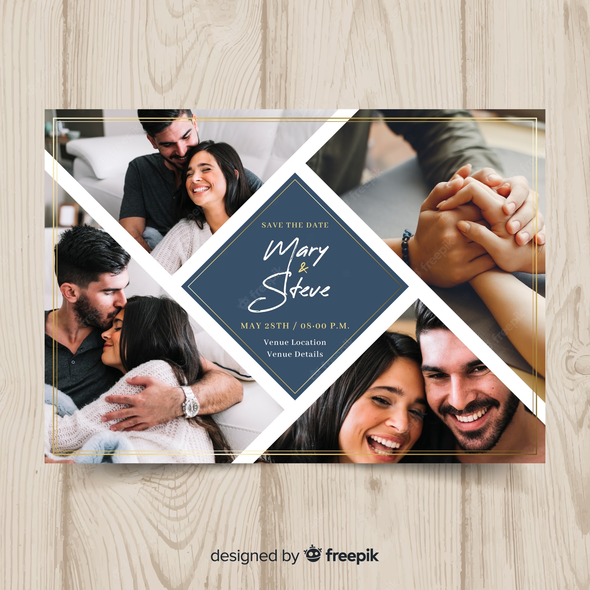 Detail Save The Date Template Freepik Nomer 28