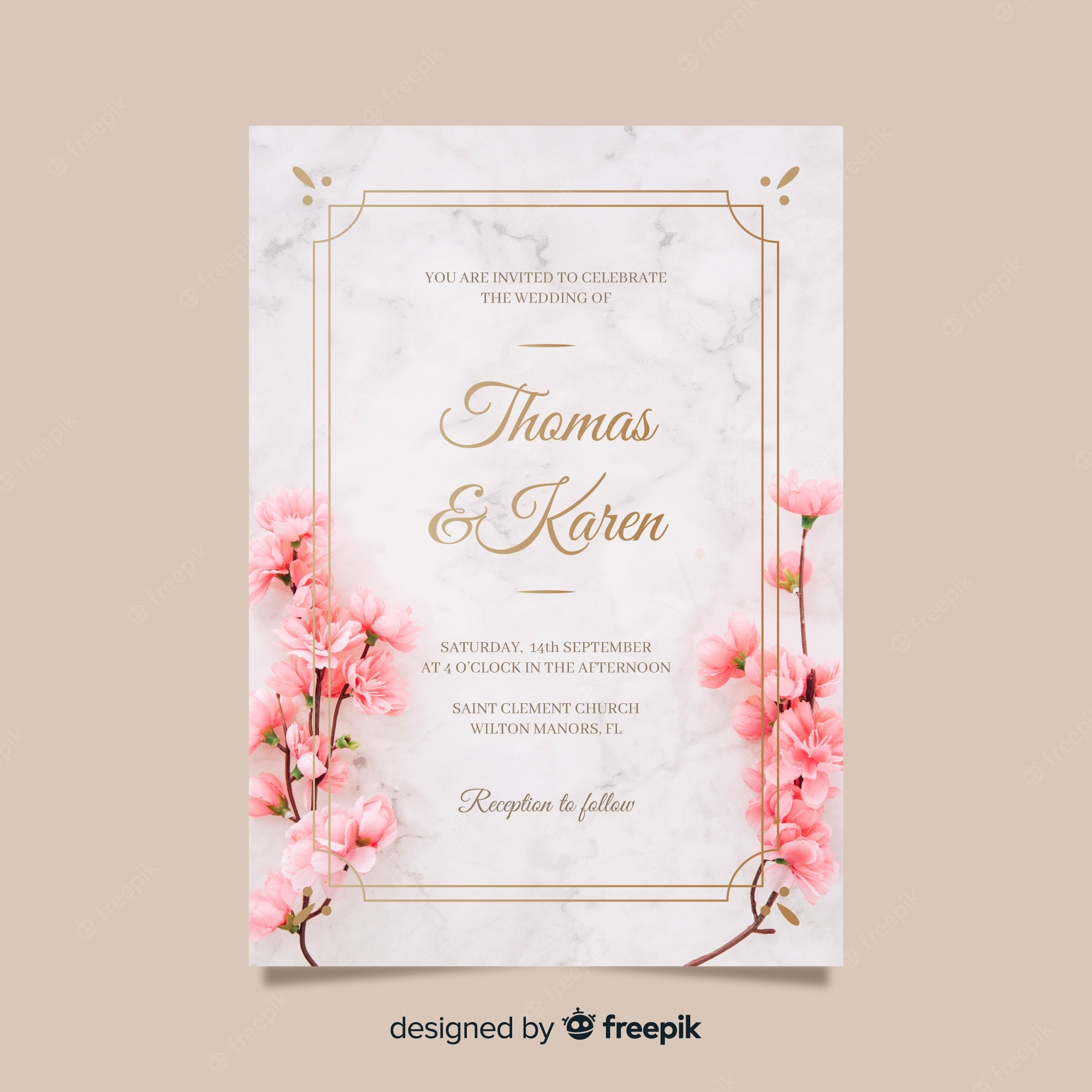 Detail Save The Date Template Freepik Nomer 29