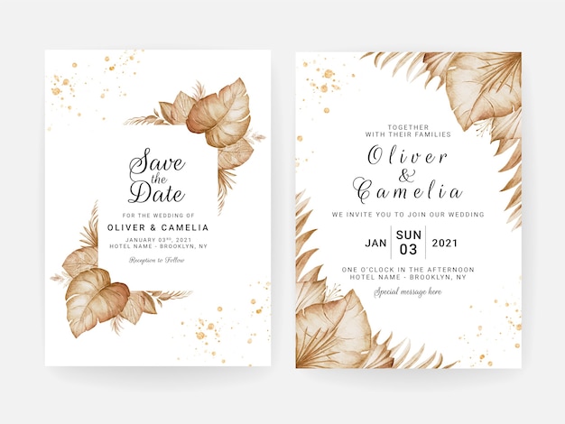 Detail Save The Date Template Freepik Nomer 30