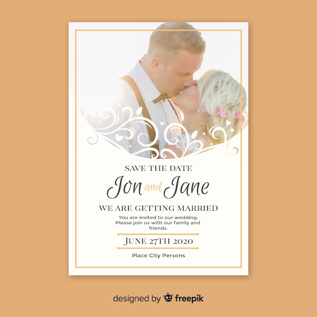 Detail Save The Date Template Freepik Nomer 34