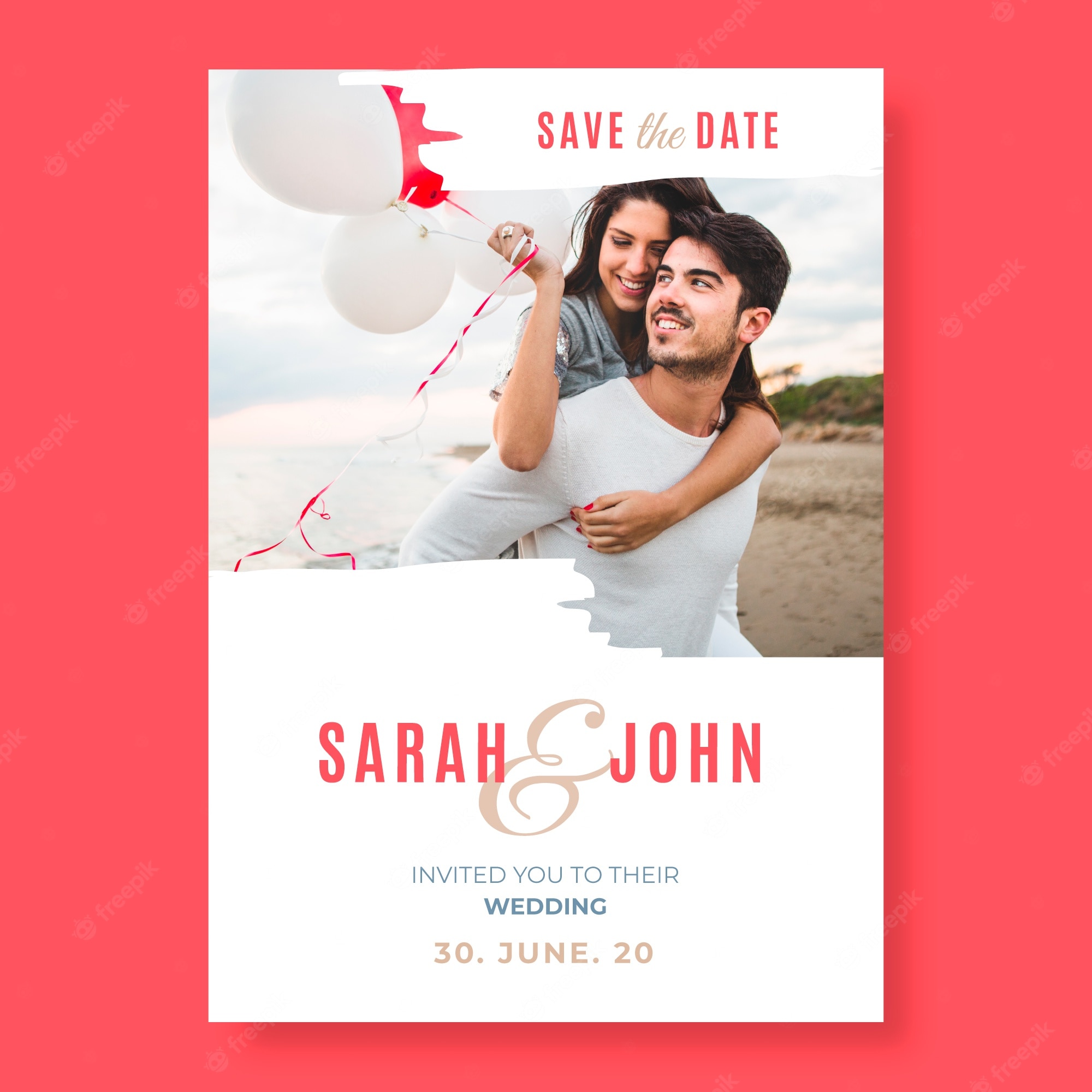 Detail Save The Date Template Freepik Nomer 43