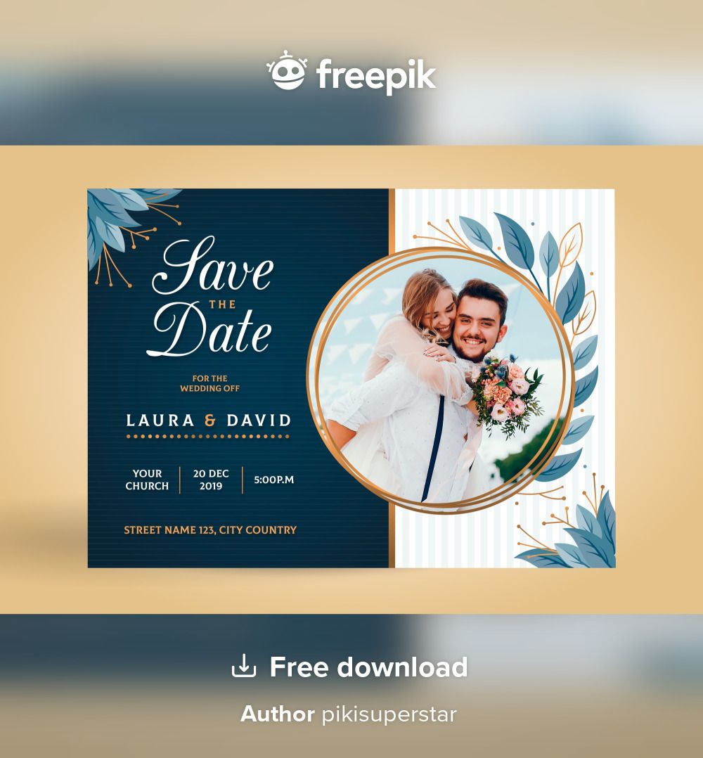 Detail Save The Date Template Freepik Nomer 6