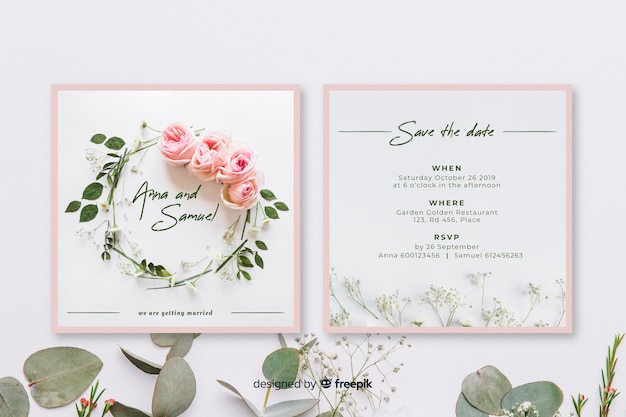 Detail Save The Date Template Freepik Nomer 51