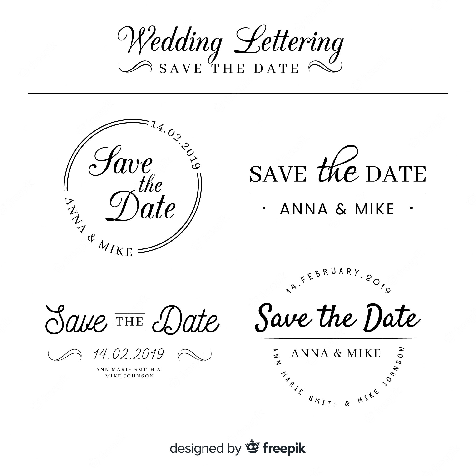 Detail Save The Date Template Freepik Nomer 55