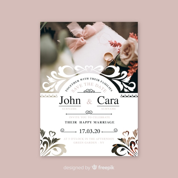 Detail Save The Date Template Freepik Nomer 9