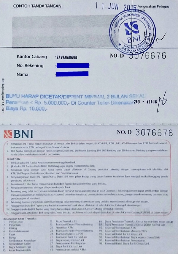 Detail Scan Buku Tabungan Nomer 9