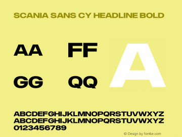 Detail Scania Font Download Nomer 2