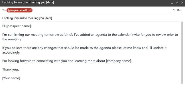 Detail Schedule A Meeting Email Template Nomer 23