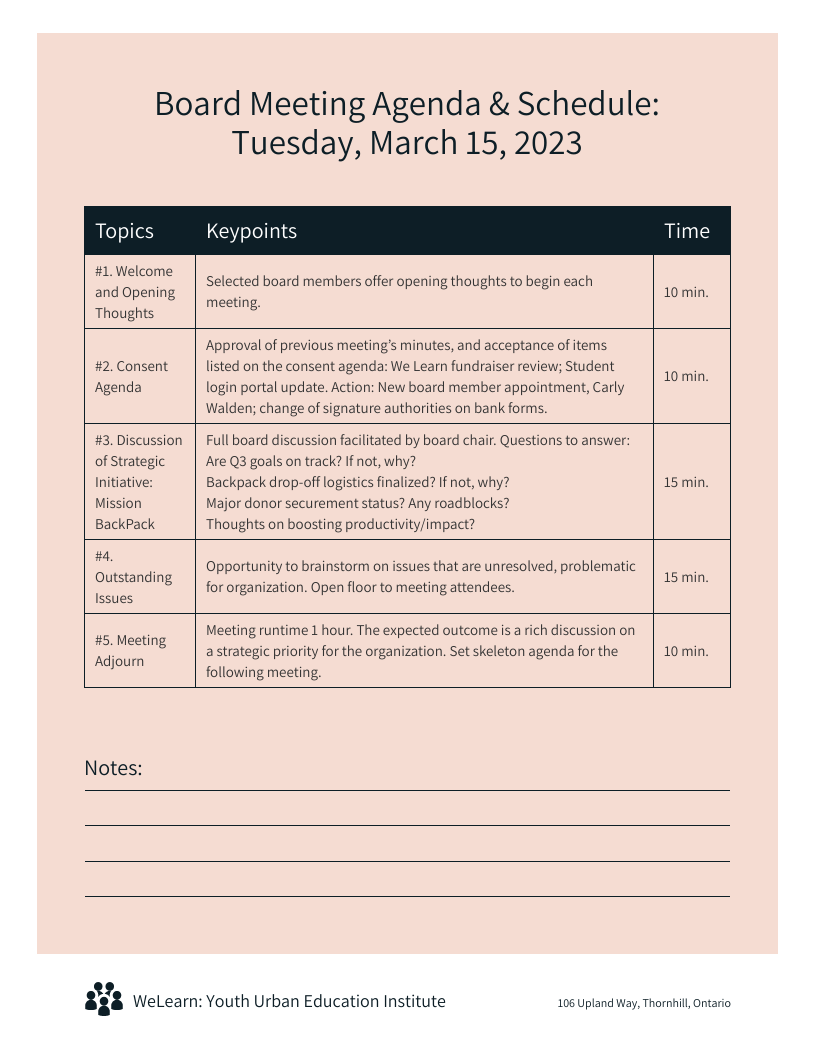 Detail Schedule Board Template Nomer 9