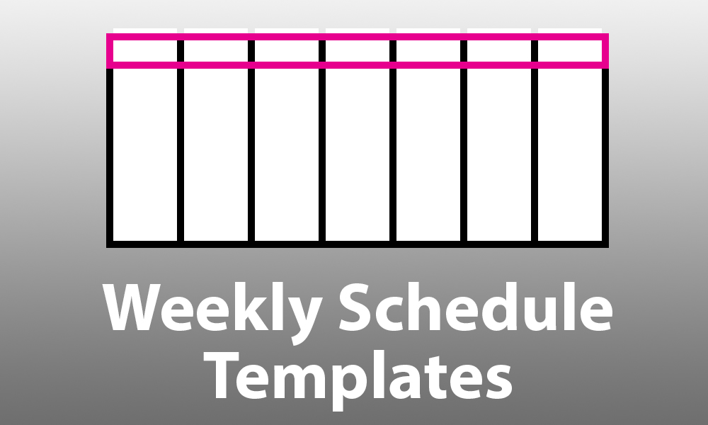 Detail Schedule Board Template Nomer 10