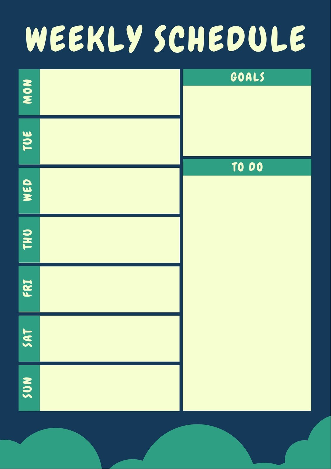 Detail Schedule Maker Template Nomer 17