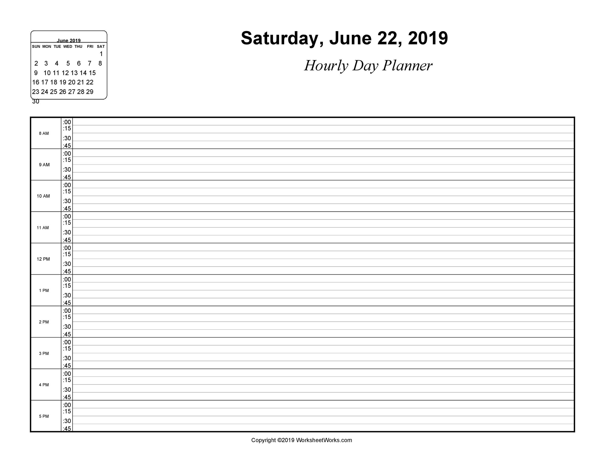 Detail Schedule Maker Template Nomer 48