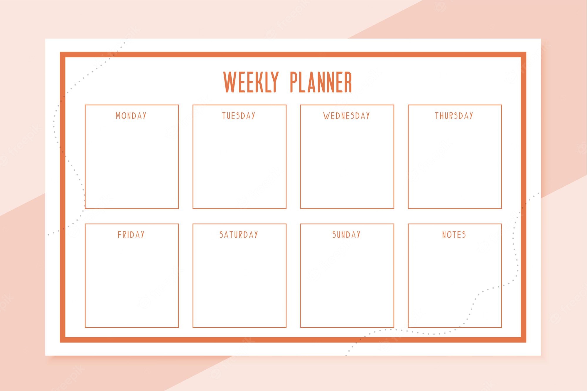 Detail Schedule Planner Template Nomer 29