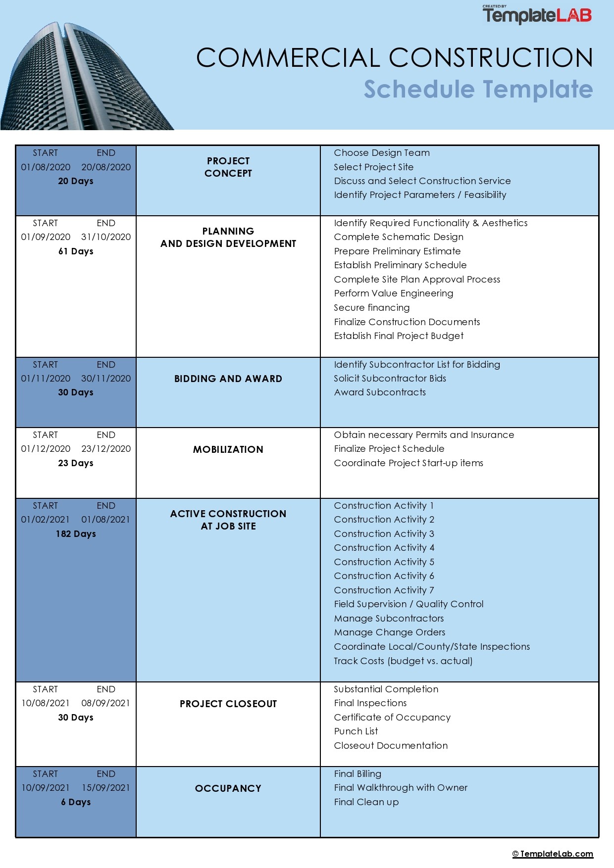 Detail Schedule Template Design Nomer 49