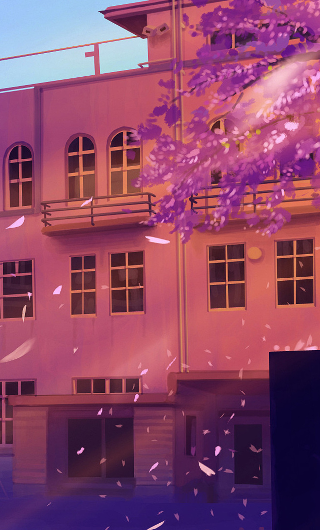 Detail School Anime Background Nomer 30