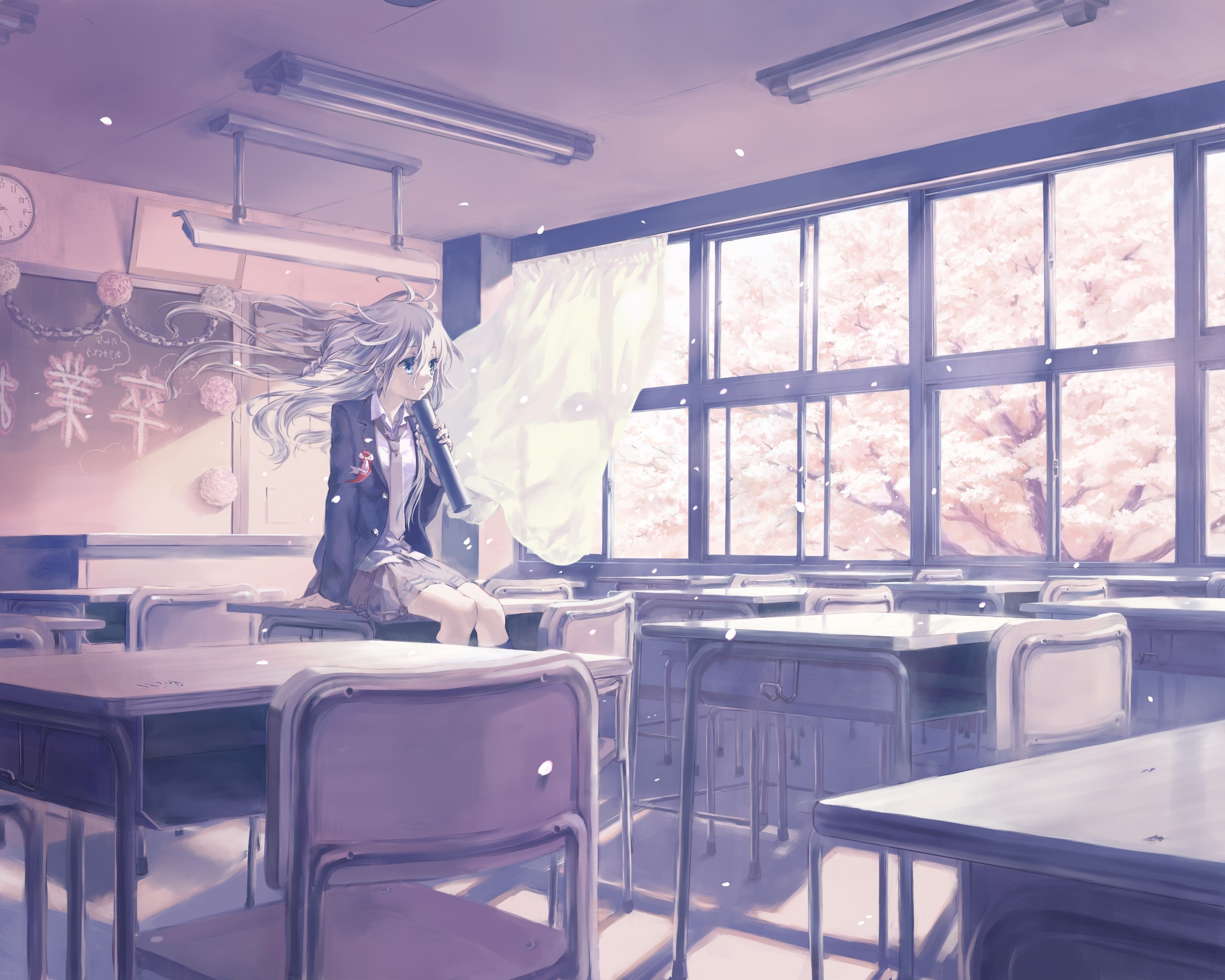 Detail School Anime Background Nomer 43