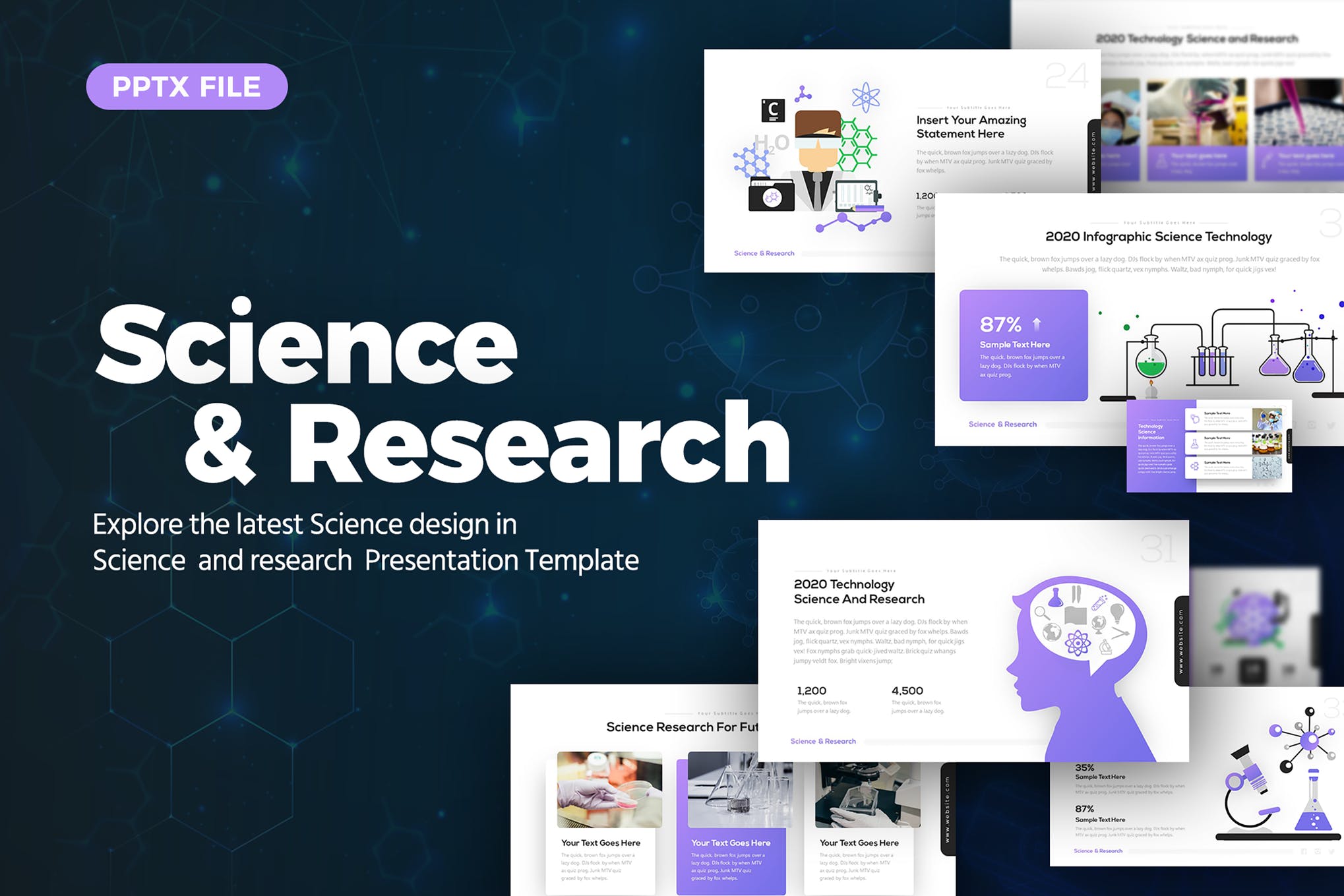 Detail Science Ppt Template Nomer 28
