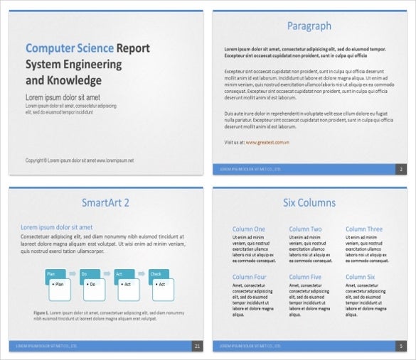 Detail Scientific Presentation Powerpoint Template Nomer 20