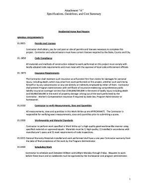 Detail Scope Of Work Template Nomer 50