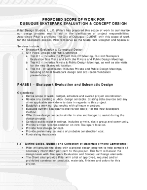 Detail Scope Of Work Template Word Nomer 51