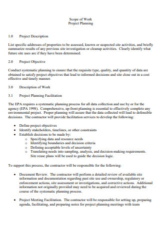 Detail Scope Of Work Template Word Nomer 54