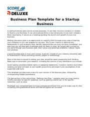 Detail Score Business Plan Template Nomer 24