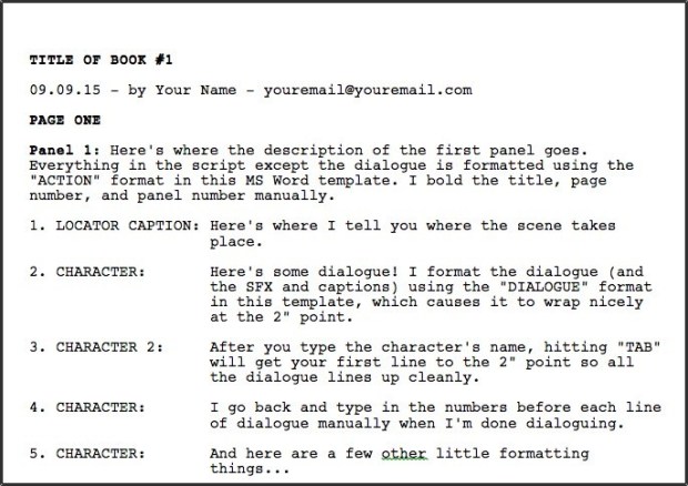 Detail Script Template Word Nomer 21