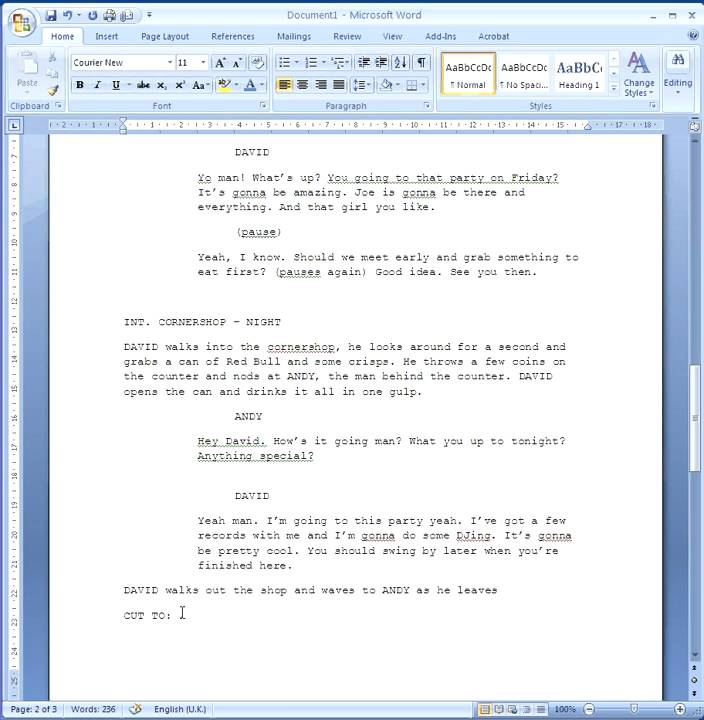 Detail Script Template Word Nomer 3