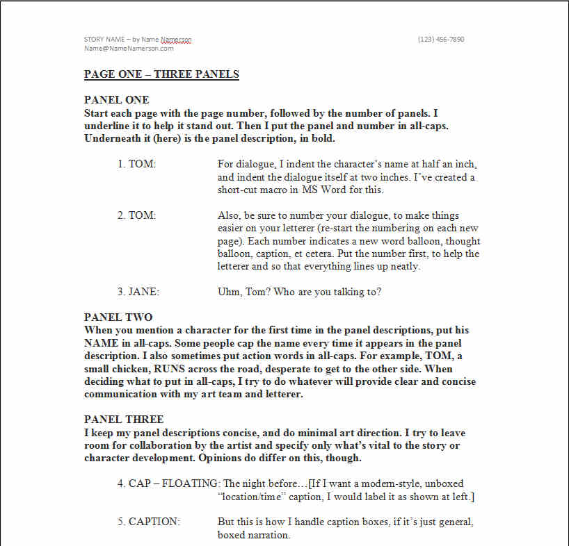 Detail Script Template Word Nomer 45
