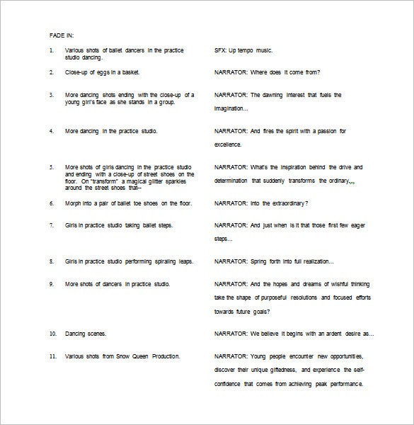 Detail Script Template Word Nomer 49