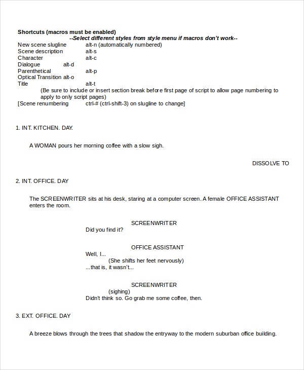 Detail Script Template Word Nomer 6