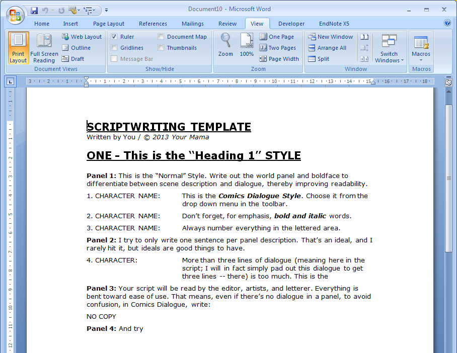 Detail Script Template Word Nomer 7