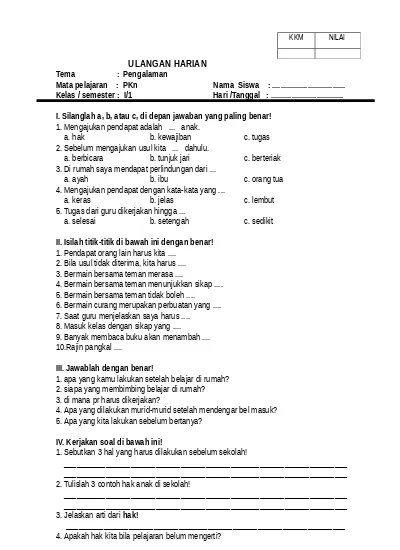 Detail Sebutkan 3 Contoh Hak Anak Di Rumah Nomer 43