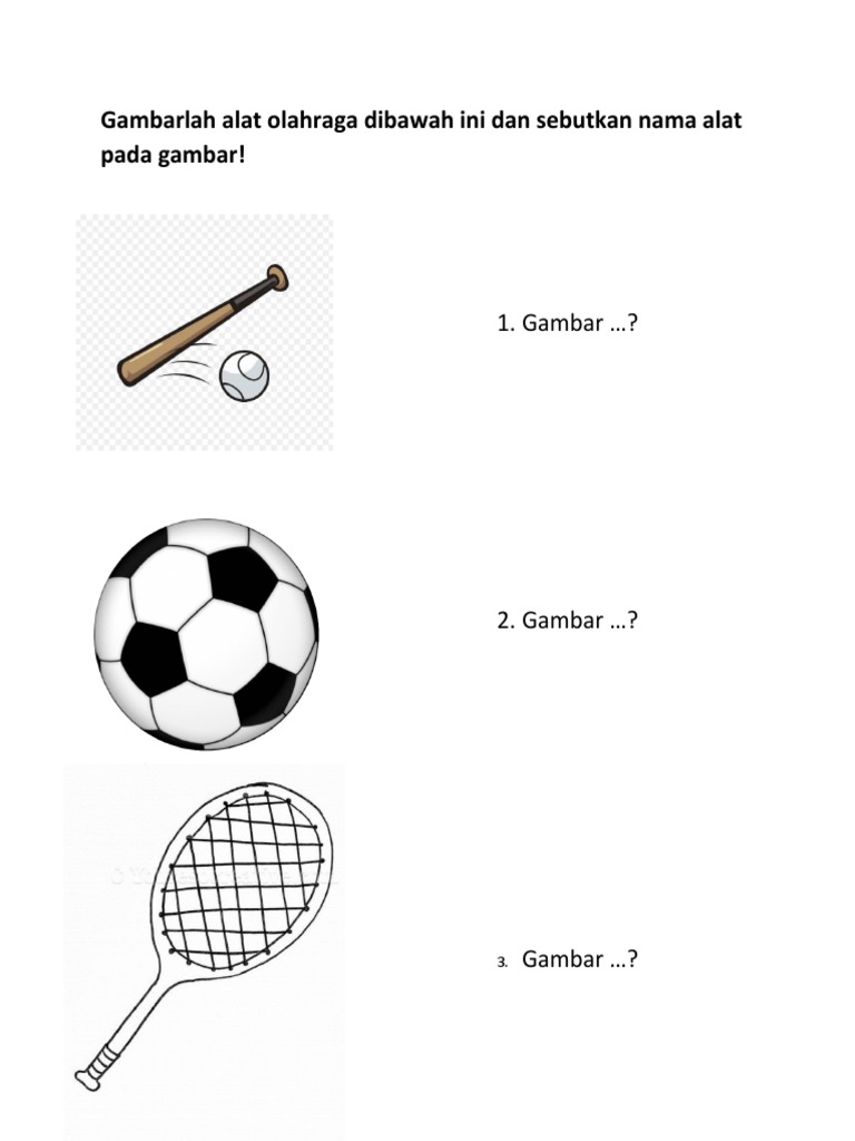 Detail Sebutkan Alat Alat Olahraga Nomer 28