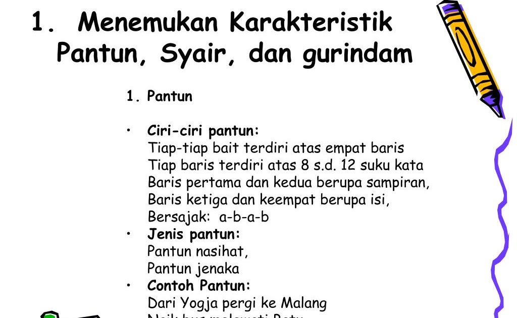 Detail Sebutkan Ciri Ciri Umum Puisi Nomer 32