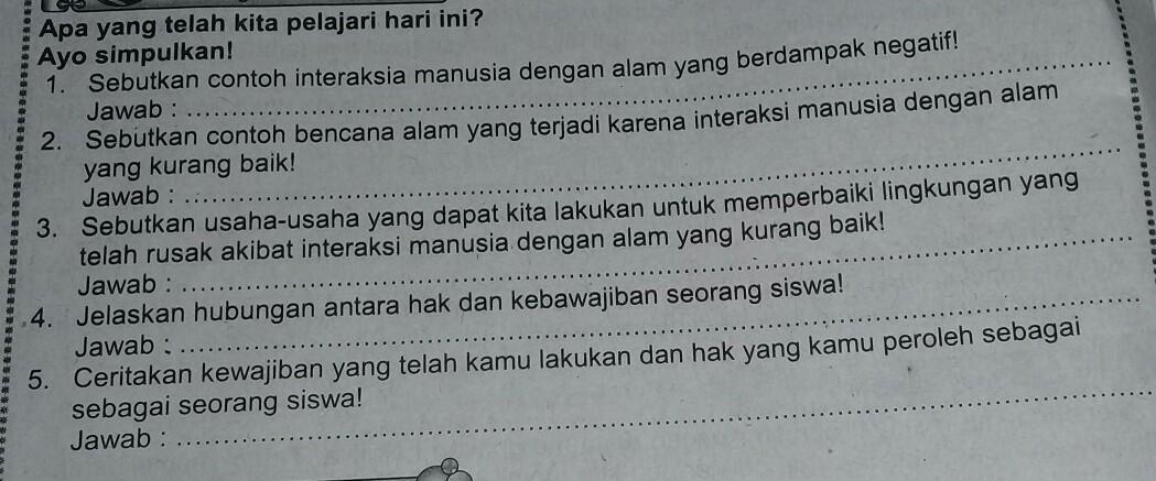 Detail Sebutkan Contoh Interaksi Manusia Dengan Alam Yang Berdampak Negatif Nomer 42