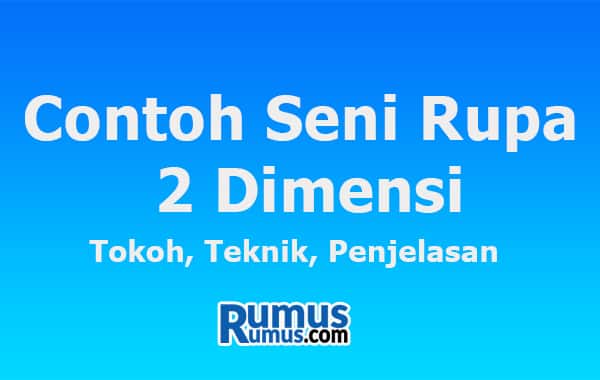 Detail Sebutkan Contoh Karya Dua Dimensi Nomer 6