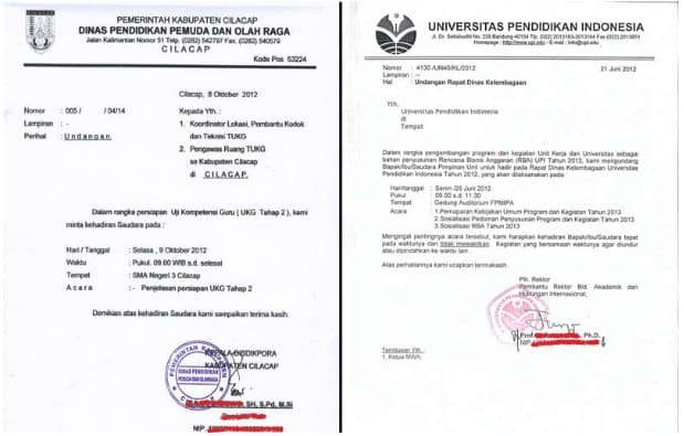 Detail Sebutkan Format Surat Resmi Nomer 30