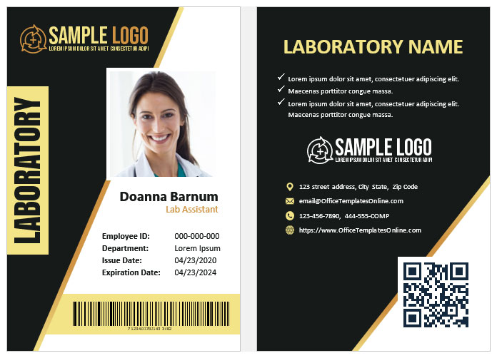 Detail Security Id Card Template Nomer 32