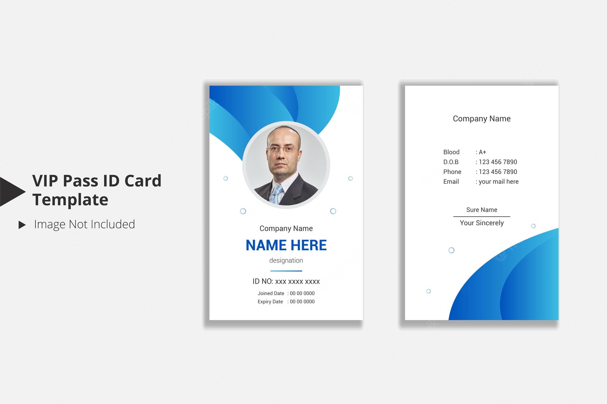 Detail Security Id Card Template Nomer 33