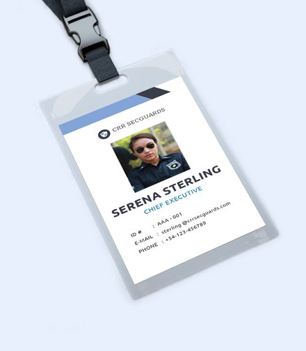Detail Security Id Card Template Nomer 35