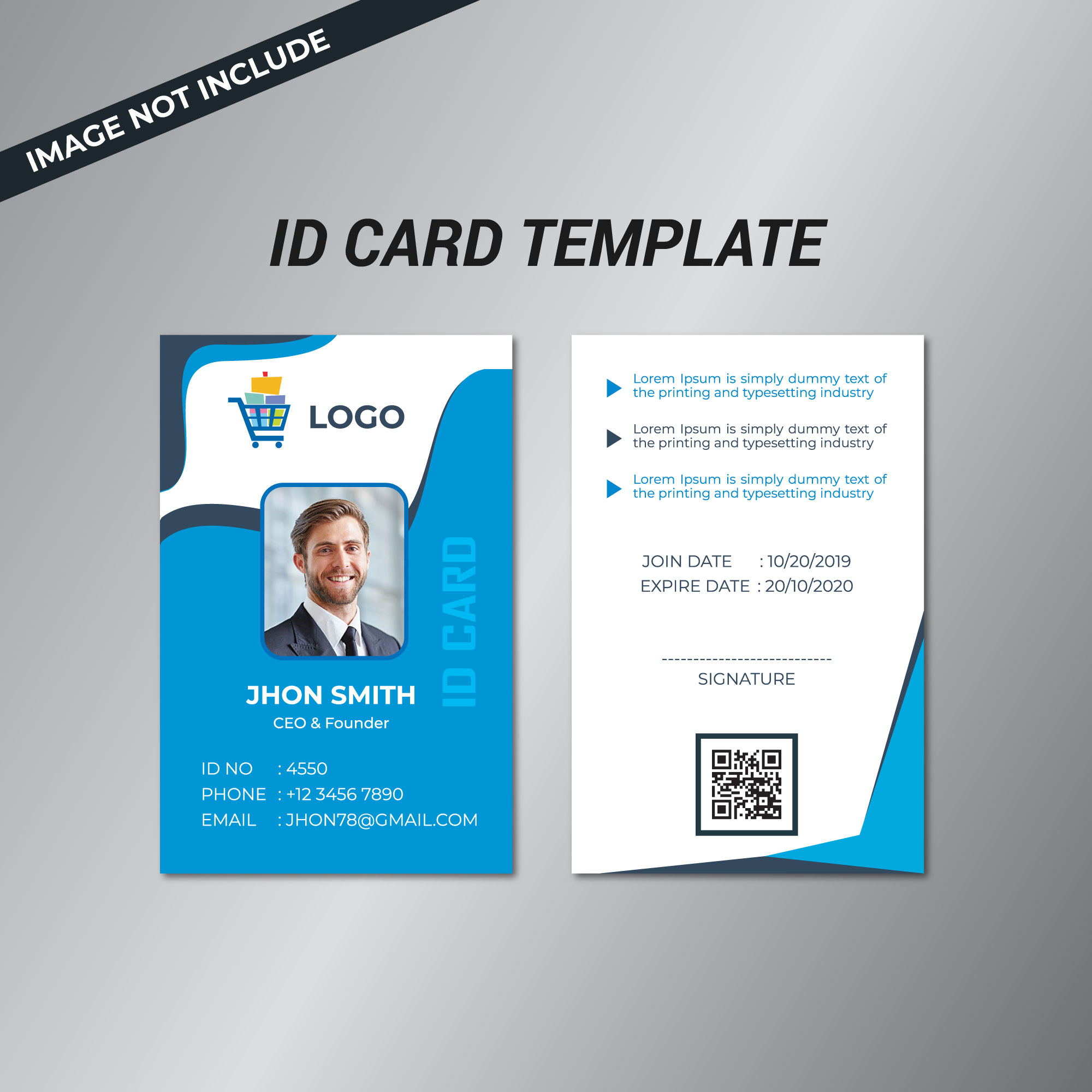 Detail Security Id Card Template Nomer 43